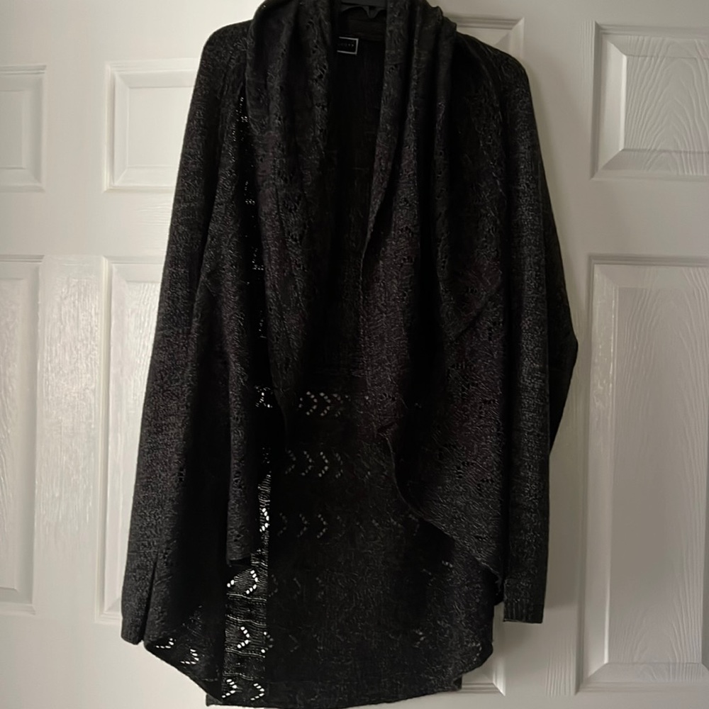 Karen Scott sweater dark grey